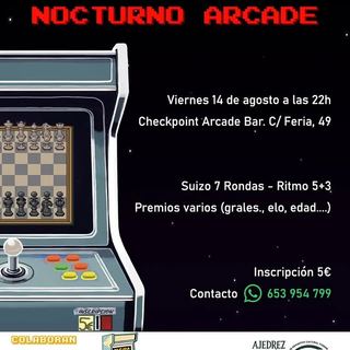 II Torneo de Ajedrez Nocturno Arcade