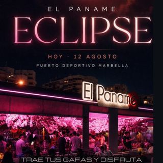 Eclipse en El Paname — Puerto Deportivo Marbella